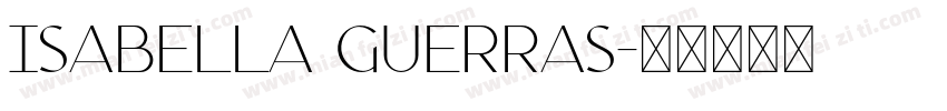 ISABELLA GUERRAS字体转换
